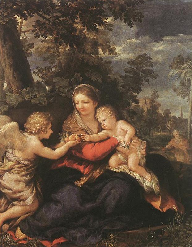 Pietro da Cortona Holy Family Resting on the Flight to Egypt Spain oil painting art